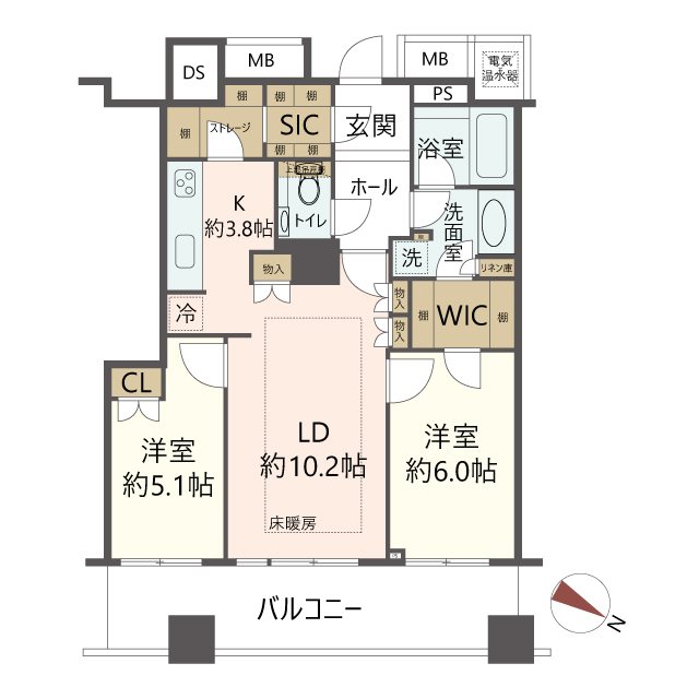 物件の間取り画像
