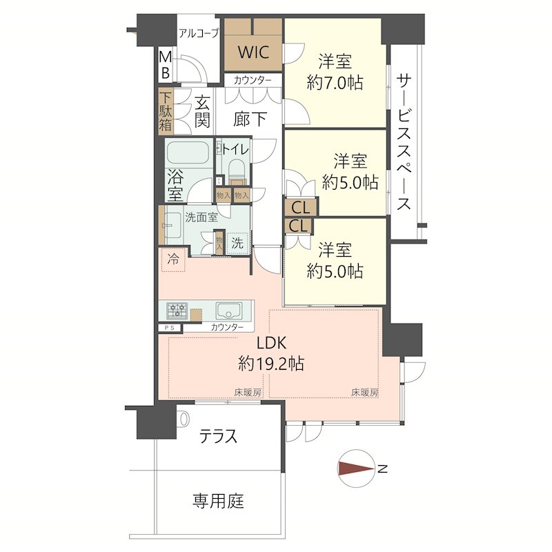 物件の間取り画像