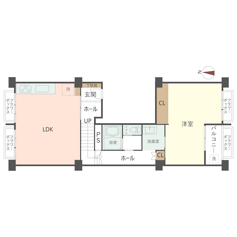 物件の間取り画像