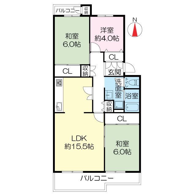 物件の間取り画像