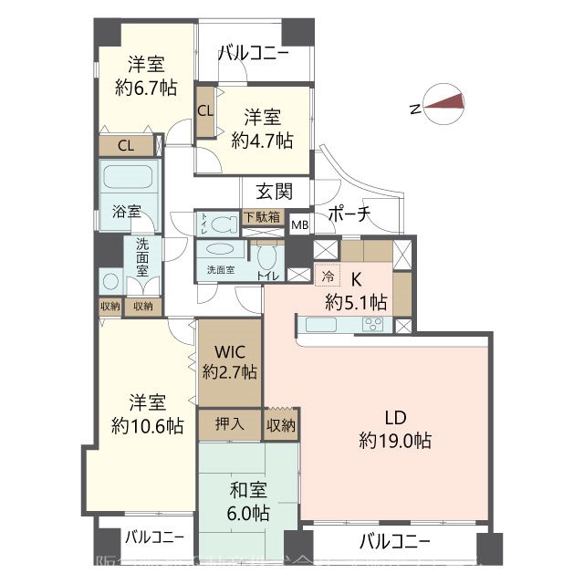 物件の間取り画像