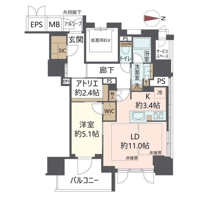 物件の間取り画像