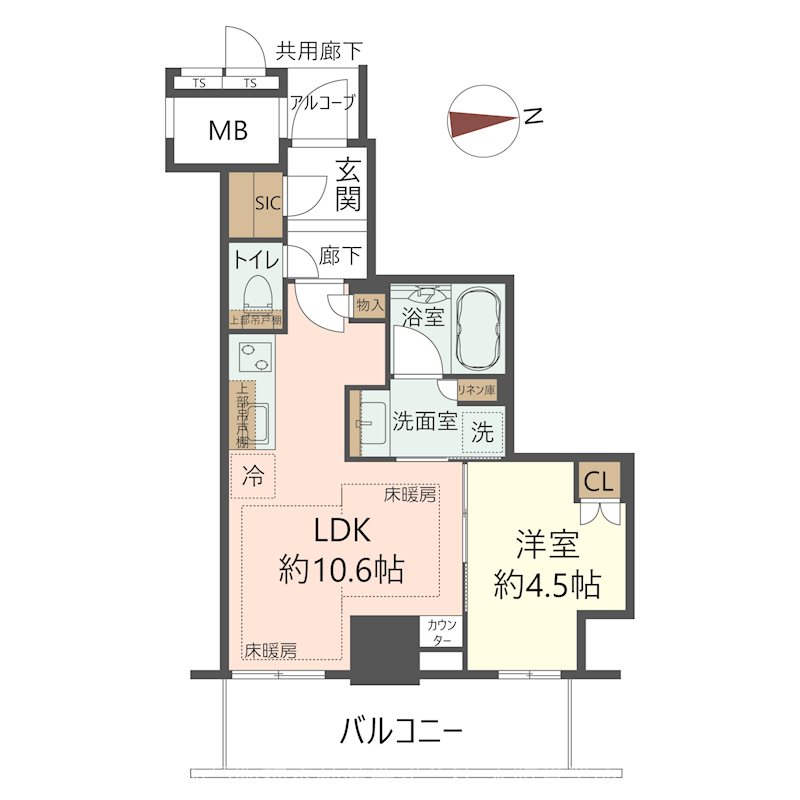 物件の間取り画像