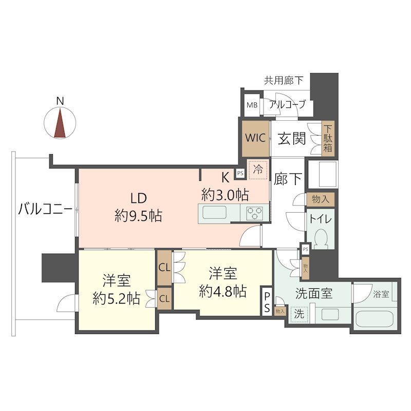 物件の間取り画像