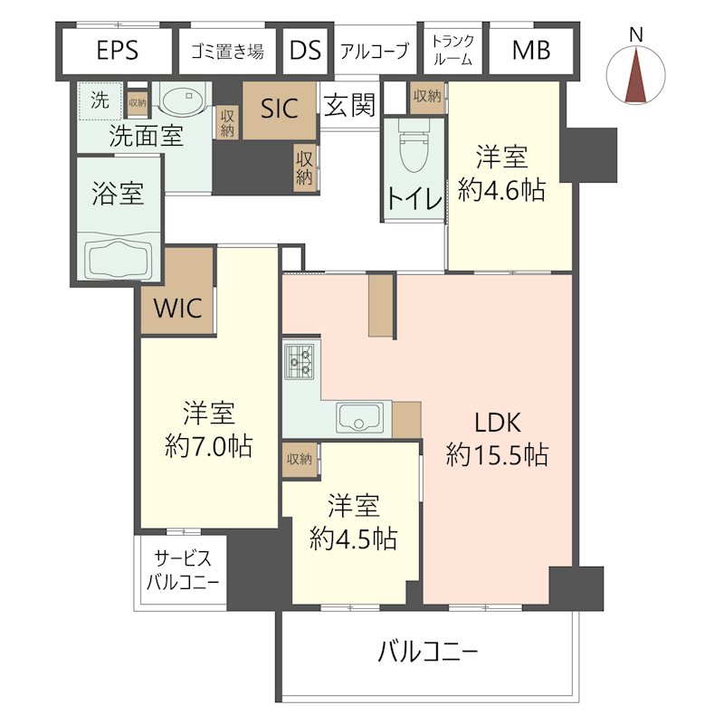 物件の間取り画像