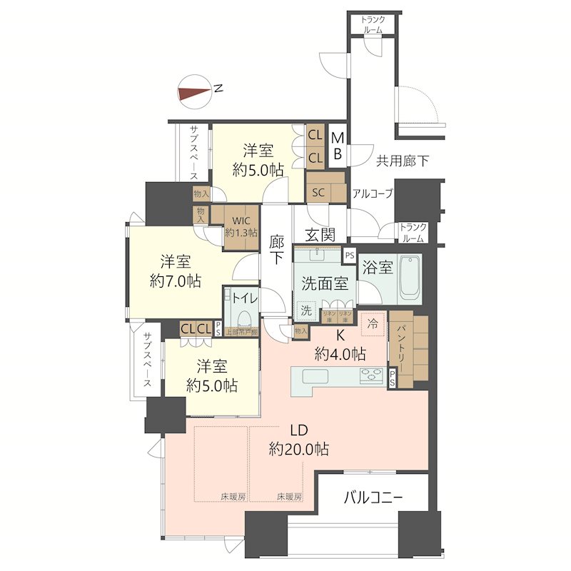 物件の間取り画像