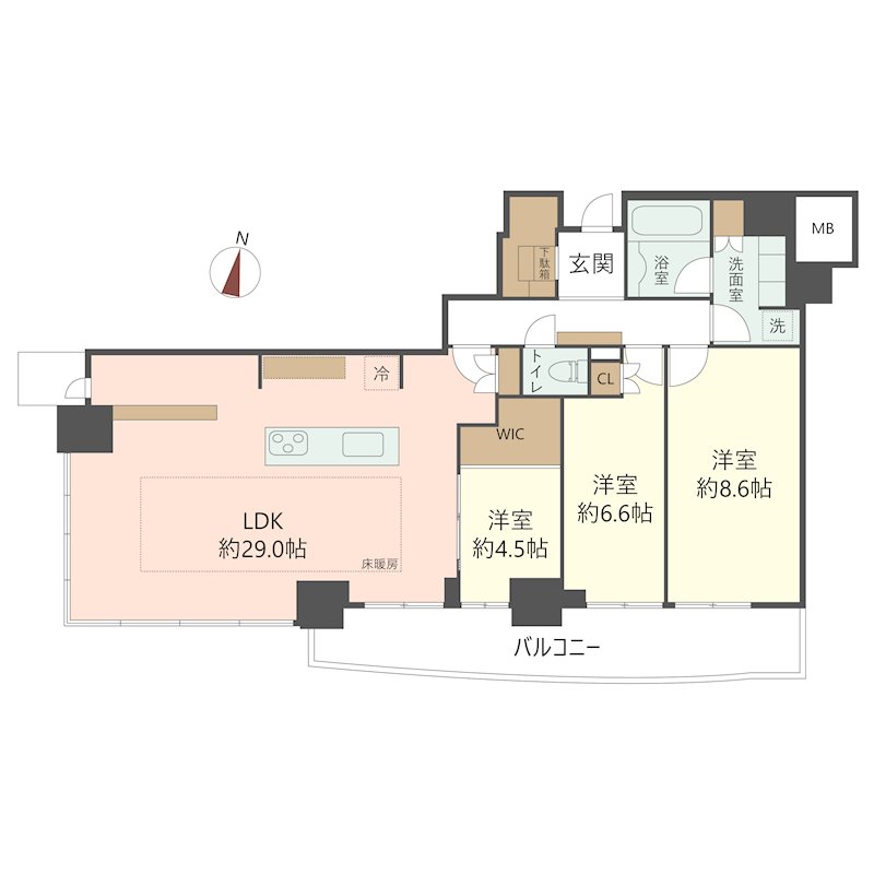 物件の間取り画像