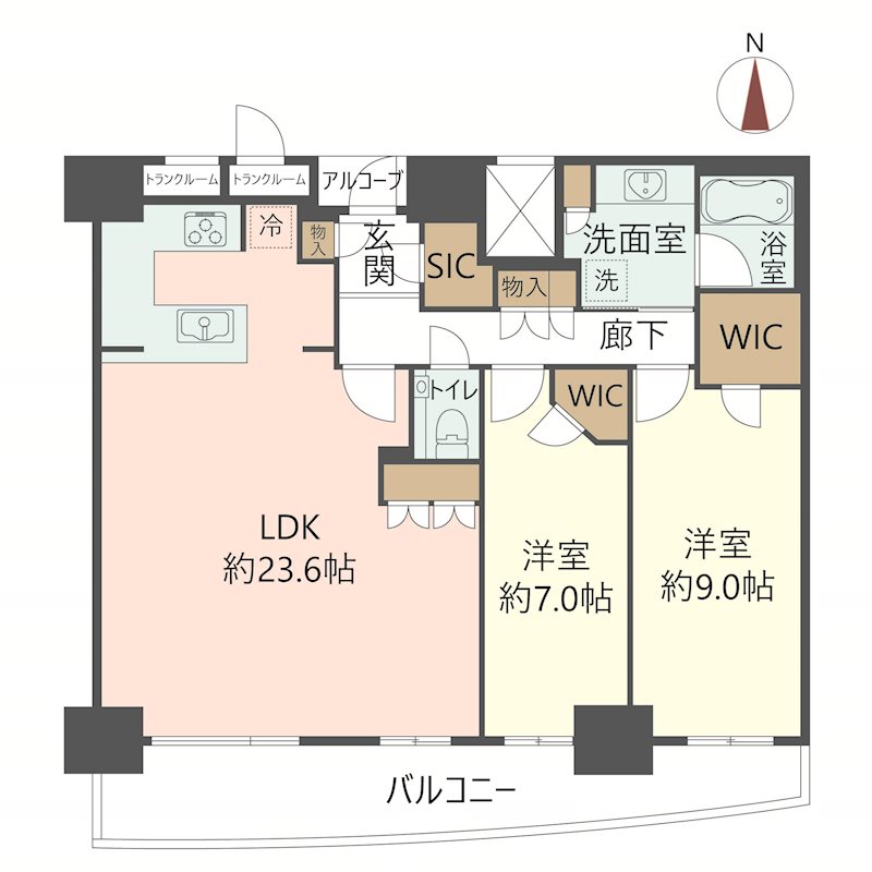 物件の間取り画像