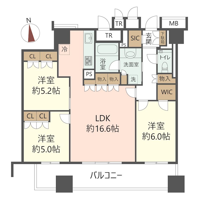 物件の間取り画像