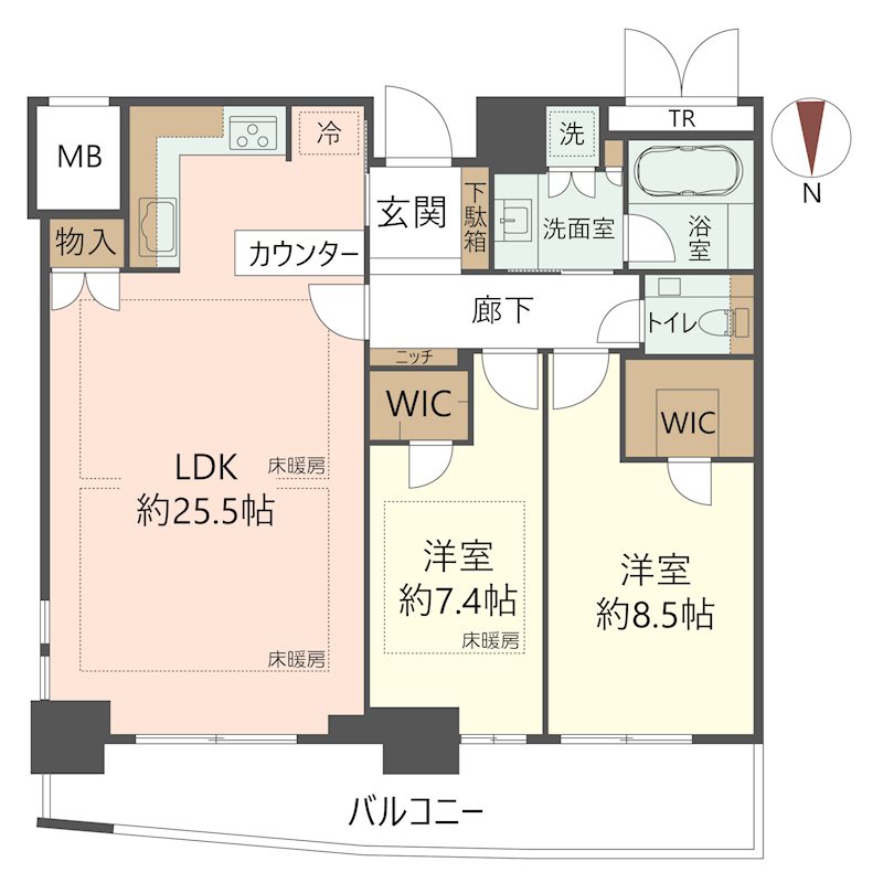 物件の間取り画像