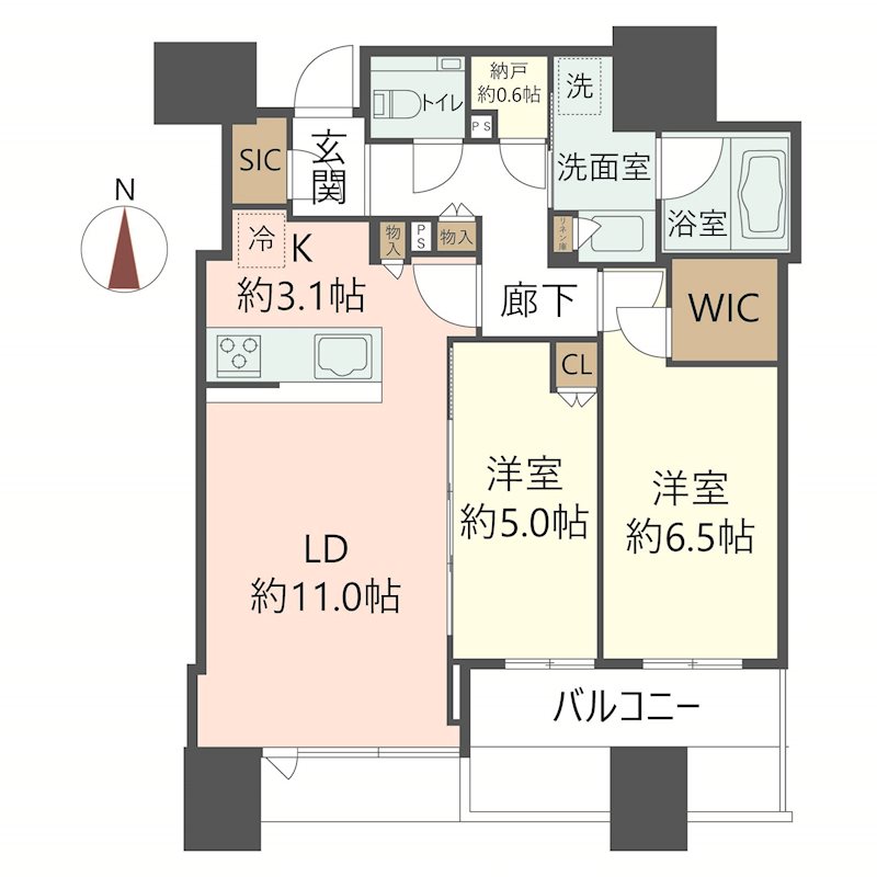 物件の間取り画像