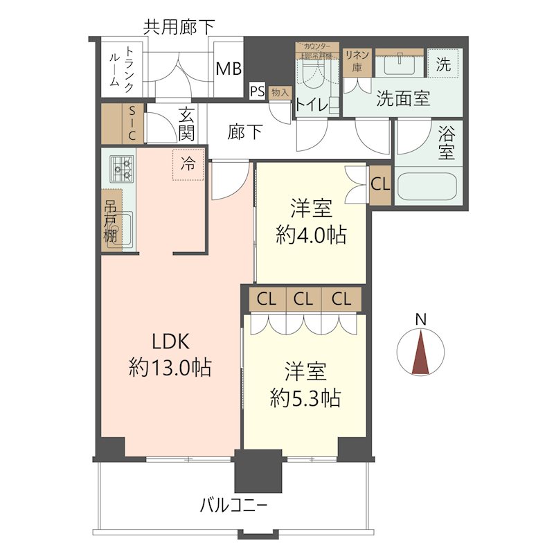 物件の間取り画像