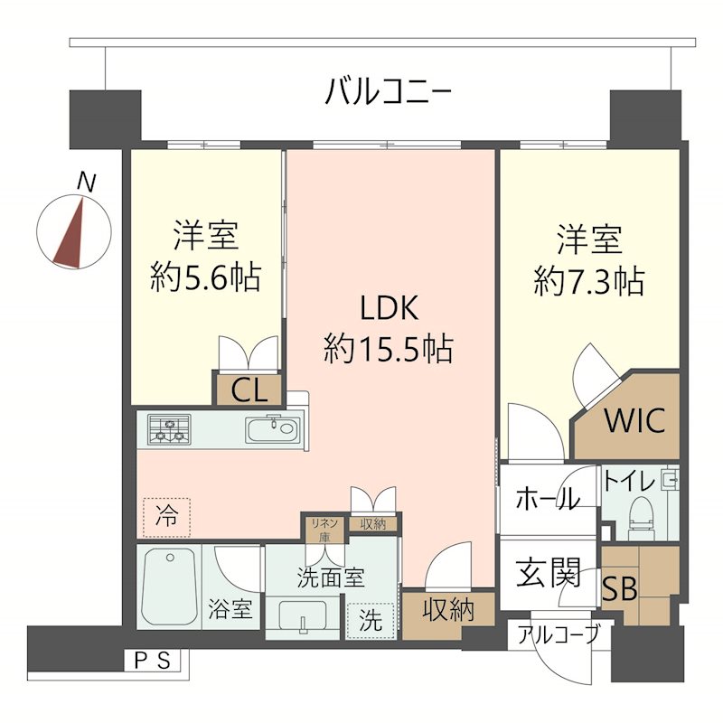 物件の間取り画像