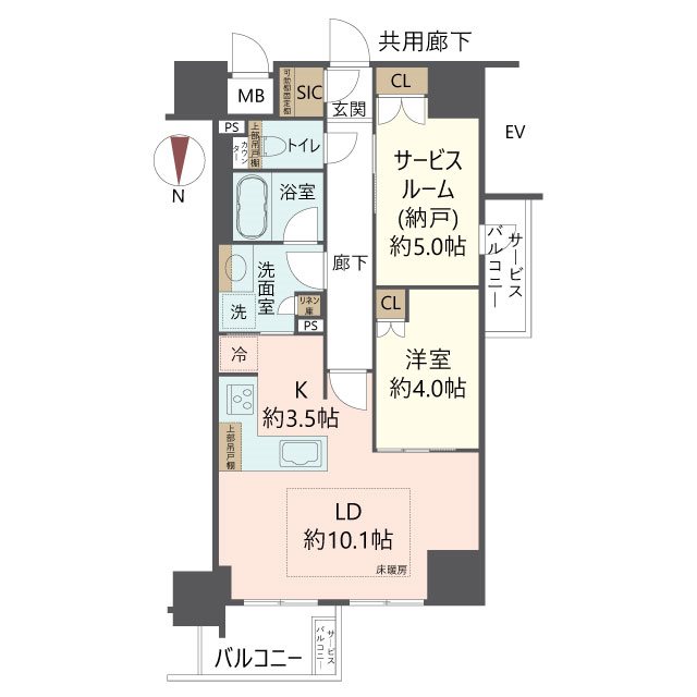 物件の間取り画像