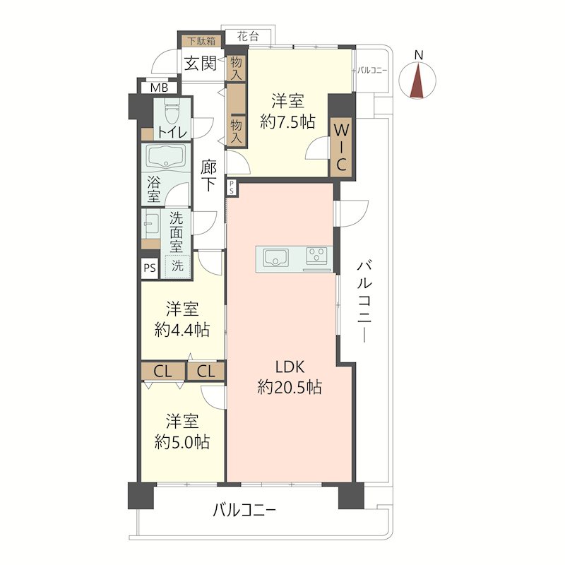 物件の間取り画像