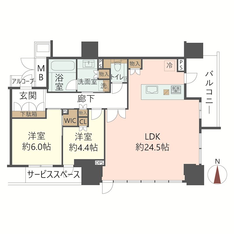 物件の間取り画像