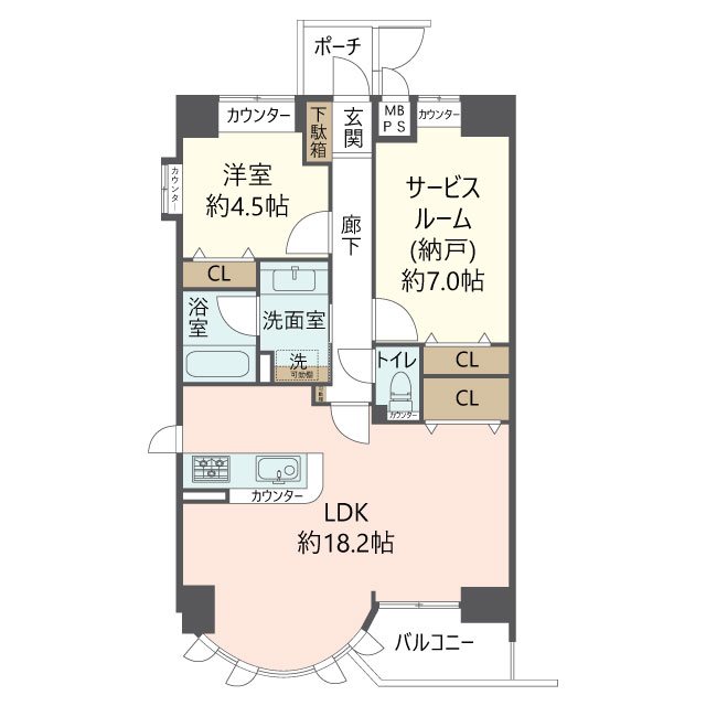 物件の間取り画像