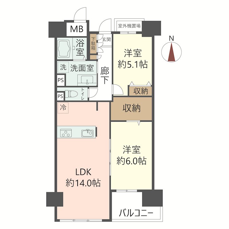 物件の間取り画像
