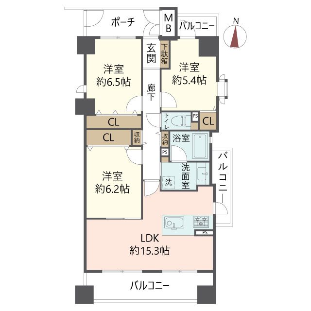 物件の間取り画像