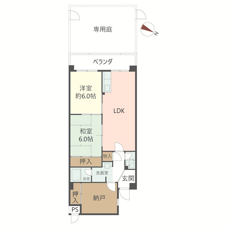 物件の間取り画像