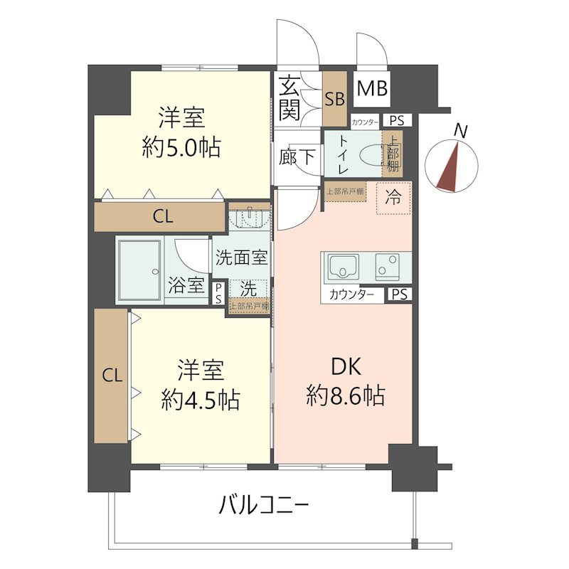 物件の間取り画像