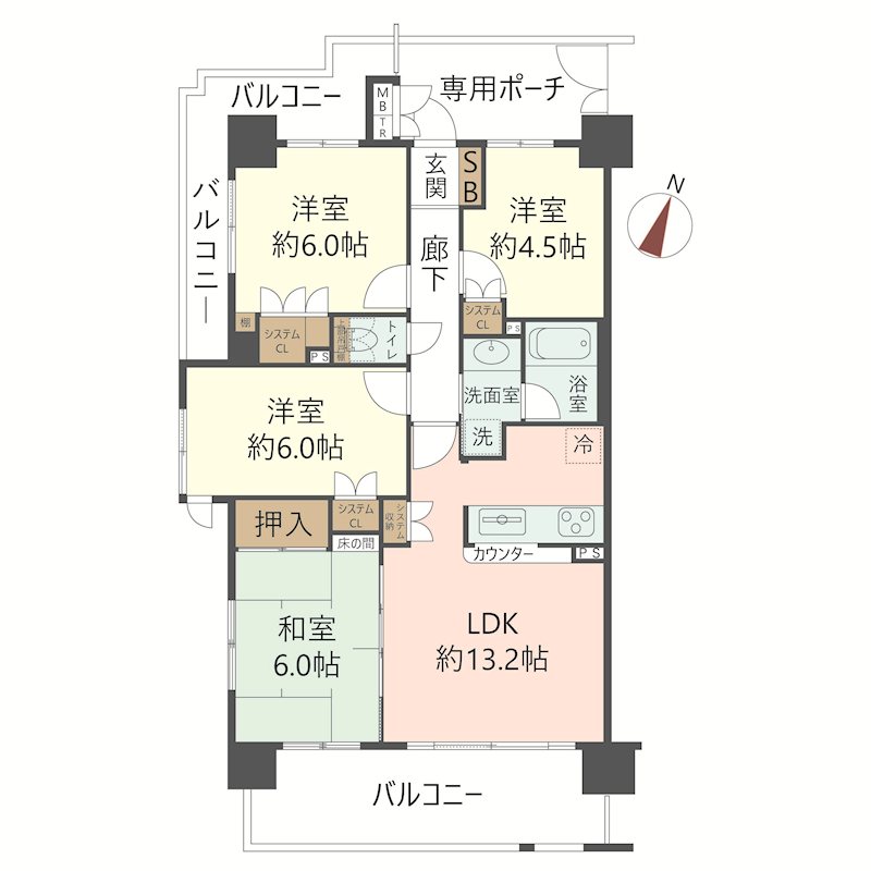 物件の間取り画像