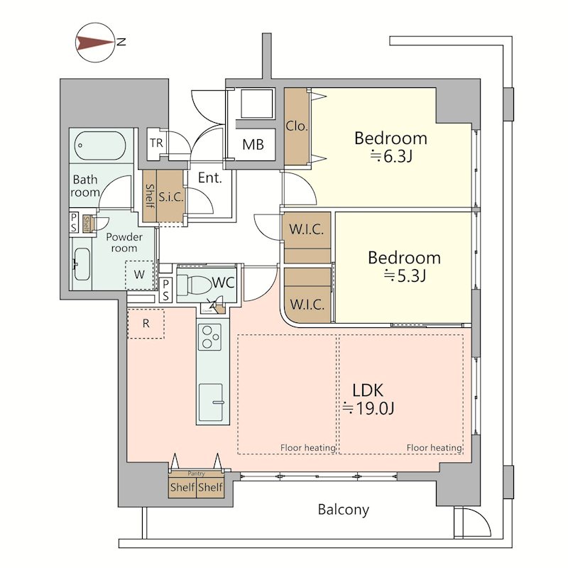 物件の間取り画像