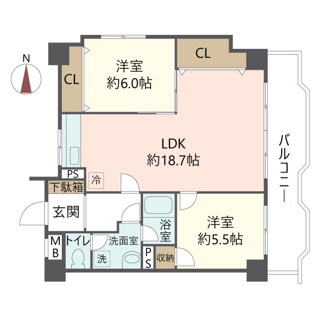 物件の間取り画像