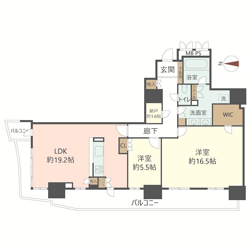 物件の間取り画像