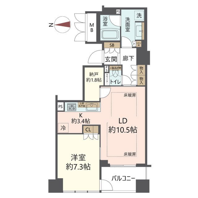 物件の間取り画像