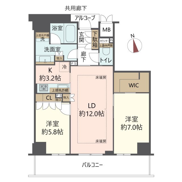 物件の間取り画像