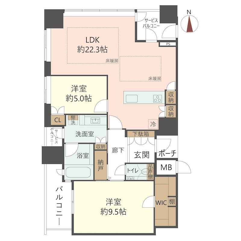物件の間取り画像