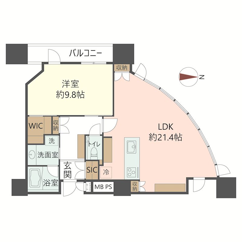 物件の間取り画像