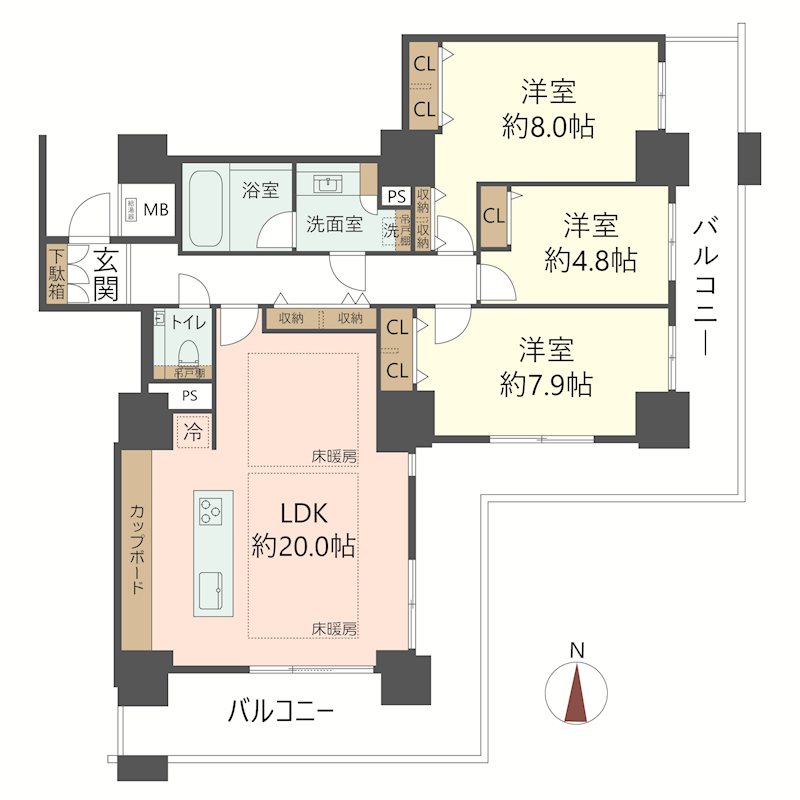 物件の間取り画像