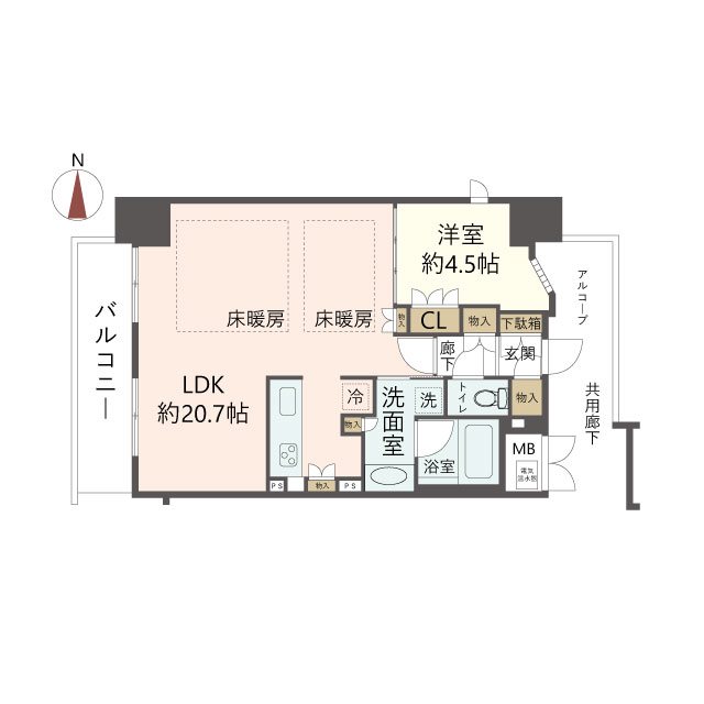 物件の間取り画像