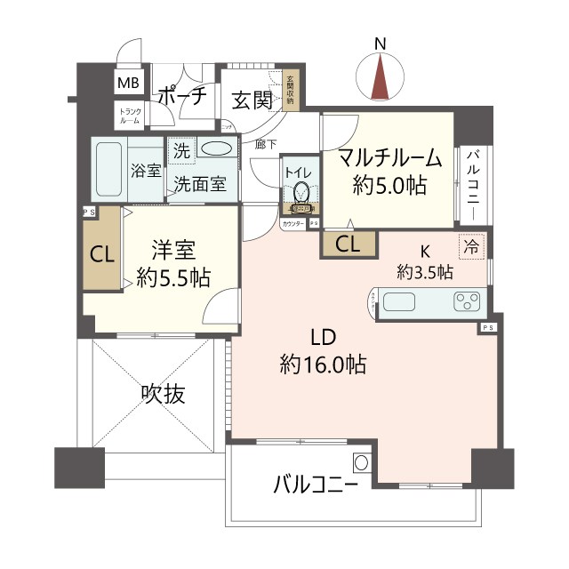 物件の間取り画像
