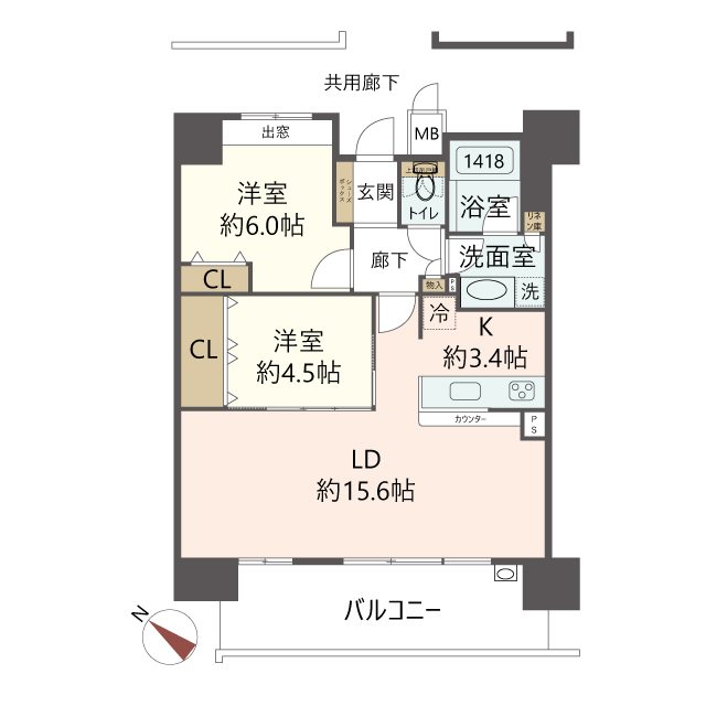 物件の間取り画像