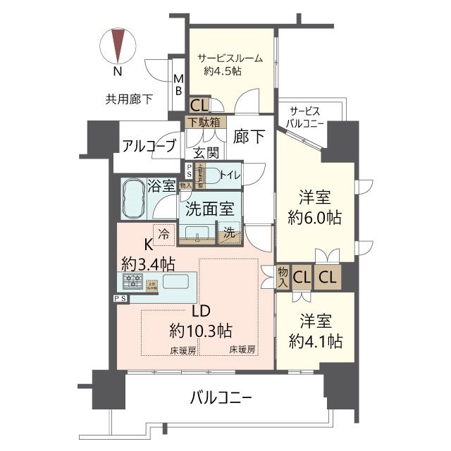 物件の間取り画像