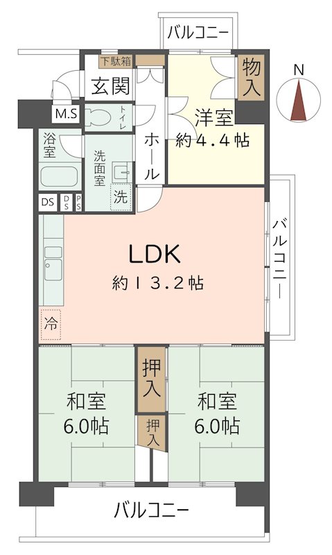 物件の間取り画像