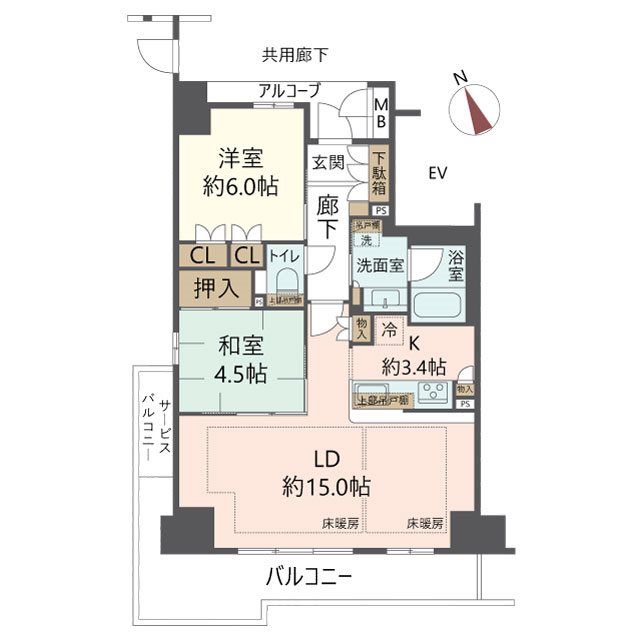 物件の間取り画像