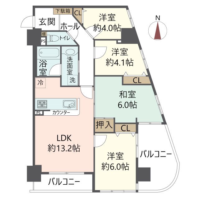 物件の間取り画像