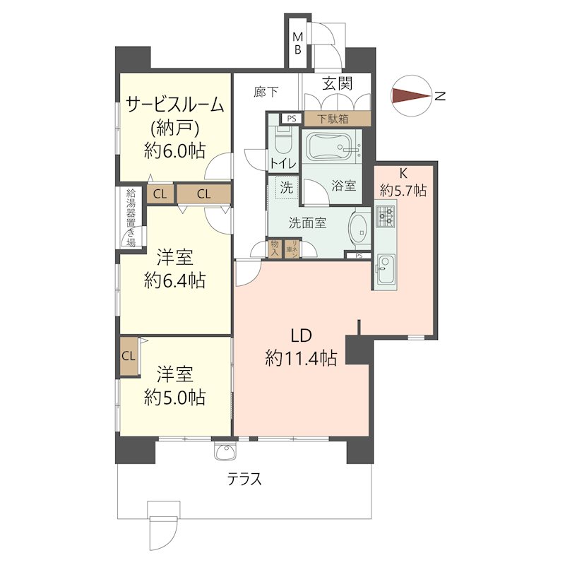 物件の間取り画像