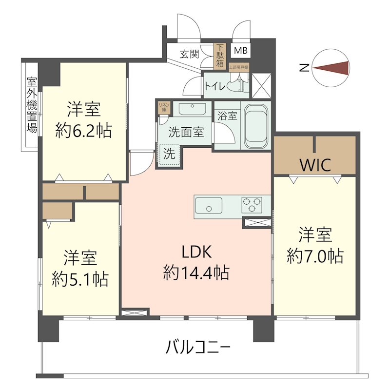 物件の間取り画像