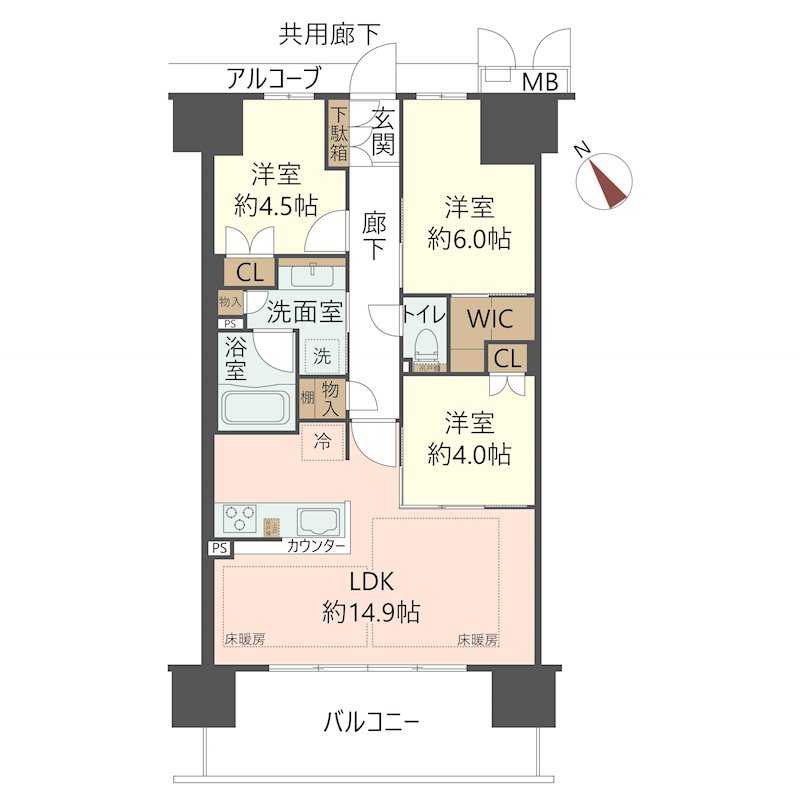 物件の間取り画像