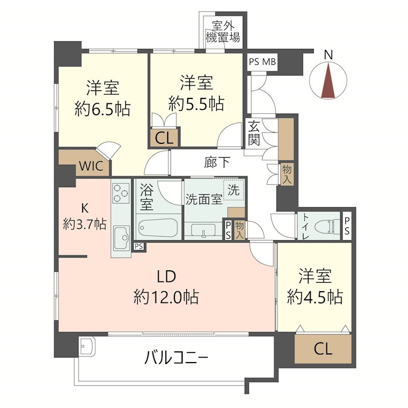 物件の間取り画像