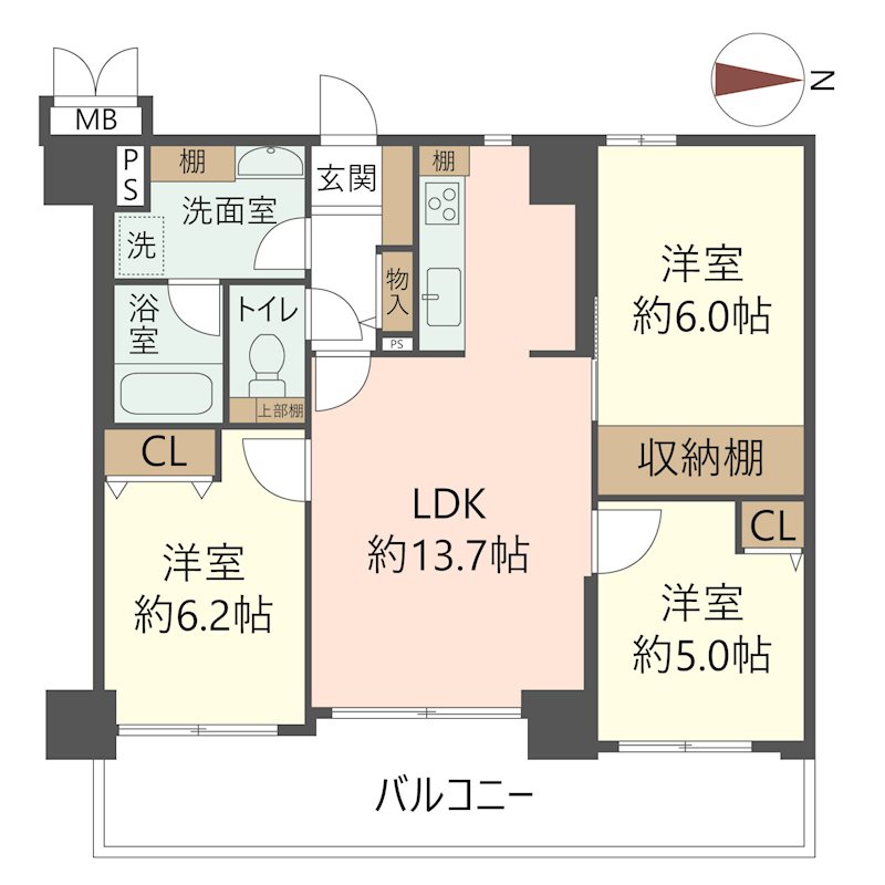 物件の間取り画像