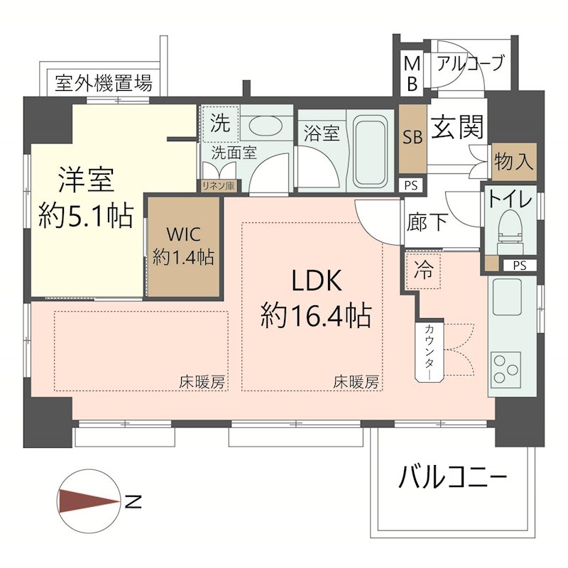 物件の間取り画像