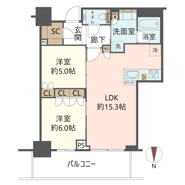 物件の間取り画像