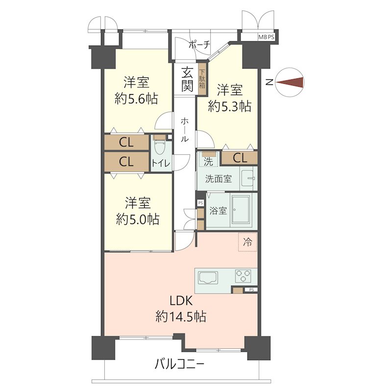 物件の間取り画像
