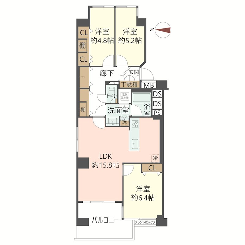 物件の間取り画像